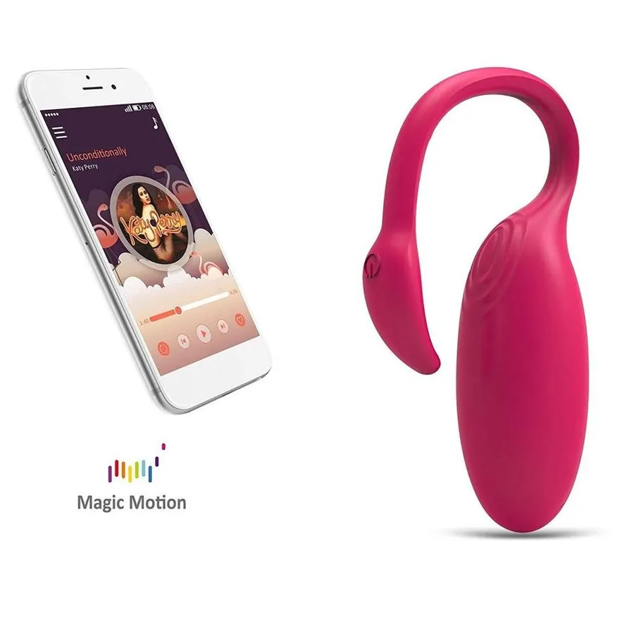 image 02 flamingo vibrador bluetooth recarreg vel multivelocidade c d 1677